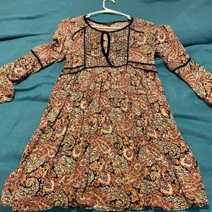 Paisley print medium American eagle dress